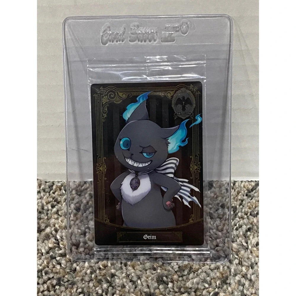 Trading Card Unisex Anime Disney Twisted Wonderland Grim Black OS wafer